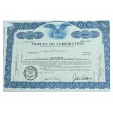 100 SHARES TRIBUNE OIL CORPORATION