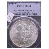 1884 O PCGS MS64 MORGAN DOLLAR