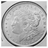 1921 CHOICE BU MORGAN DOLLAR