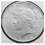 1925 CHOICE BU PEACE DOLLAR