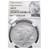 2023 NGC MS70 PEACE DOLLAR