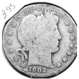 1902 BARBER HALF DOLLAR G