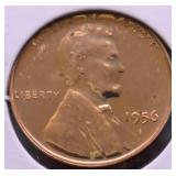 1956 PROOF RED LINCOLN CENT