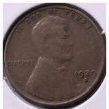 1929 S LINCOLN CENT AU