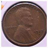 1927 S LINCOLN CENT AU