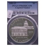 2001 P PCGS PF69DC CAPITOL SILVER DOLLAR