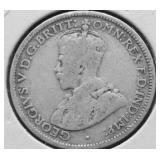1926 AUSTRALIA SILVER 6 PENCE VG