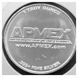 1 OZ .999 SILVER ROUND