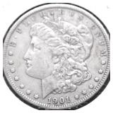 1901 O MORGAN DOLLAR XF