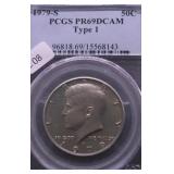 1979 S PCGS PF69DC KENNEDY HALF DOLLAR