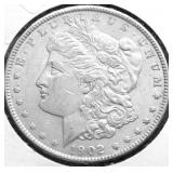 1902 MORGAN DOLLAR XF
