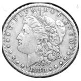 1880 MORGAN DOLLAR XF