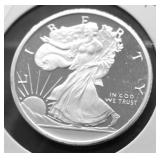 1/2 OZ .999 SILVER ROUND