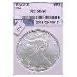 2006 PCI MS70 SILVER EAGLE