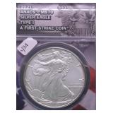 2021 ANACS MS70 SILVER EAGLE