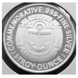 1 OZ .999 SILVER ROUND