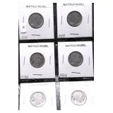 6 BUFFALO NICKELS