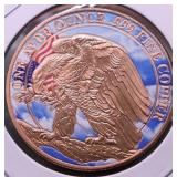 1  OZ .999 COPPER ROUND