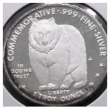 1 OZ .999 SILVER ROUND