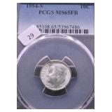 1954 S PCGS MS65 FB ROOSEVELT DIME