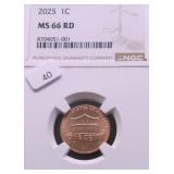2025 NGC MS66 RED LINCOLN CENT