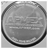 1 OZ .999 SILVER ROUND