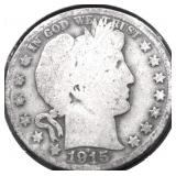1915 S BARBER HALF DOLLAR G