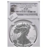 2012 S NGC PF69 REVERSE PROOF SILVER EAGLE
