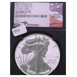 2021 W NGC REVERSE PROOF 70 SILVER EAGLE