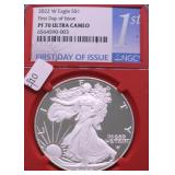 2022 W NGC PF70UC SILVER EAGLE2011 S