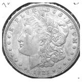 1921 D MORGAN DOLLAR XF