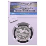 2018 S SILVER NGC PF69 UC QUARTER
