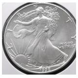 1992 SILVER EAGLE GEM