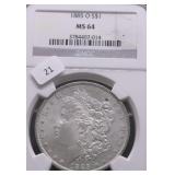 1885 O NGC MS64 MORGAN DOLLAR