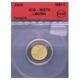 1/1000 OZ .999 GOLD ROUND