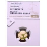 2026 NUIE NGC PFPF70  1 GRAM GOLD ROUND