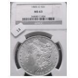 1885 O NGC MS63 MORGAN DOLLAR