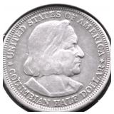 1893 COLUMBIAN EXO HALF DOLLAR
