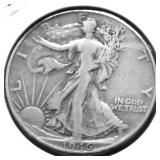 1946 WALKING HALF DOLLAR VF