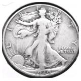 1940 S WALKING HALF DOLLAR F
