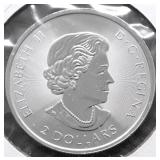 2018 CANADA POLAR BEAR GEM 1/2 OZ .9999 SILVER ROU