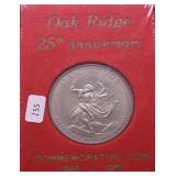 25TH ANNIVERSARY OAK RIDGE TN MEDAL