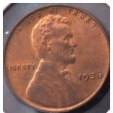 1936 GEM RB LINCOLN CENT