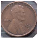 1914 S LINCOLN CENT XF