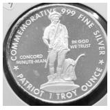 1 OZ .999 SILVER ROUND
