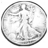 1937 WALKING HALF DOLLAR XF