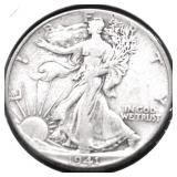 1941 WALKING HALF DOLLAR XF