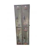 Vintage Metal Lyon 4 Door Locker