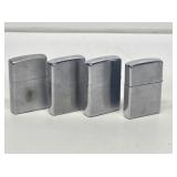 4 Zippo Lighters