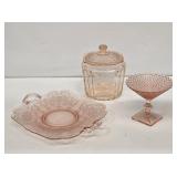 Pink Depression Glass Items